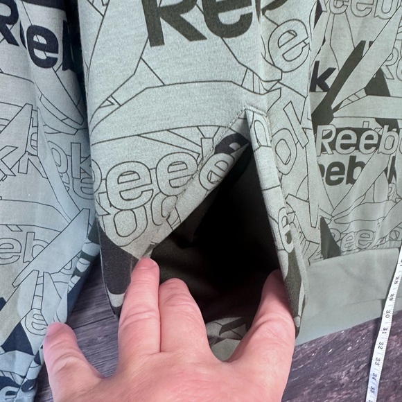 Reebok Green Graphic Hoodie Men’s XL - Picture 8 of 8